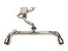 ES#3142887 - HS09GF6G3S - MK6 GTI 2.0T 3" Cat-Back Exhaust System - Resonated - Featuring 110mm polished stainless steel tips! - Invidia - Volkswagen