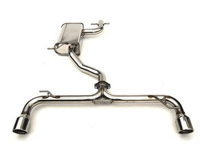 ES#3142887 - HS09GF6G3S - MK6 GTI 2.0T 3" Cat-Back Exhaust System - Resonated - Featuring 110mm polished stainless steel tips! - Invidia - Volkswagen