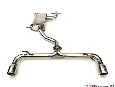 ES#3142887 - HS09GF6G3S - MK6 GTI 2.0T 3" Cat-Back Exhaust System - Resonated - Featuring 110mm polished stainless steel tips! - Invidia - Volkswagen