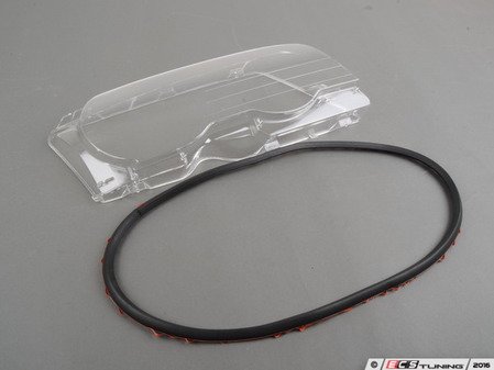 ES#3141563 - 63128382192kit - Headlight Lens With Gasket - Right - Replacement headlight lens with seal - URO - BMW