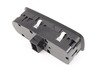 ES#2996561 - 7PP959858AEDML - Driver Window Switch Controller  - (NO LONGER AVAILABLE) - Matte black and bright chrome switch unit - Genuine Porsche - Porsche