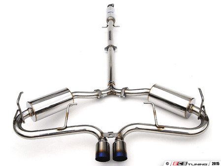 ES#3142989 - HS05MCSGTT - 2.36" Cat-Back N1 Exhaust System  - Featuring 80mm dual titanium tips! - Invidia - MINI