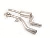 ES#2918683 - 140472 - Stainless Steel Cat-back Exhaust  - 2.5" stainless steel with dual 3.14" oval-rolled, angle-cut tips - Borla - Volkswagen