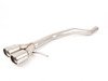 ES#2918683 - 140472 - Stainless Steel Cat-back Exhaust  - 2.5" stainless steel with dual 3.14" oval-rolled, angle-cut tips - Borla - Volkswagen