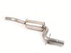 ES#2918683 - 140472 - Stainless Steel Cat-back Exhaust  - 2.5" stainless steel with dual 3.14" oval-rolled, angle-cut tips - Borla - Volkswagen