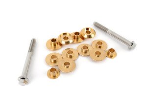 ES#3137457 - TSDSKVW - TyrolSport Deadset Subframe Collars  - Tighten your ride back up with this billet bushing kit from TyrolSport featuring proprietary ARP subframe bolts - TyrolSport - Volkswagen
