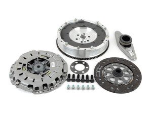 ES#3108283 - 520-200-240KT - JB Racing Lightweight Aluminum Flywheel & Clutch Kit - Includes a JB Racing aluminum single-mass flywheel and an OE Luk clutch! - Assembled By ECS - BMW