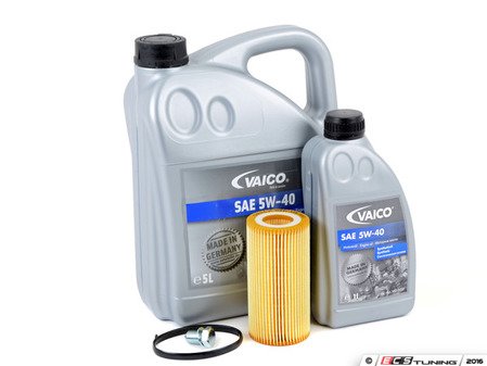 ES#3141773 - 2.5LECOKT -  Economy Oil Service Kit - Only the essentials to perform an oil service. Includes German Made Vaico oil that meets VW 502.00 & 505.00 standards - Assembled By ECS - Volkswagen