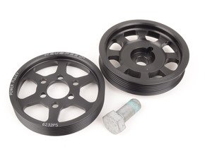 ES#2826022 - 62.10.32 - Lightweight Underdrive Pulley Set - (NO LONGER AVAILABLE) - Includes a new power steering and crank pulley that allows you to use a stock belt - Neuspeed - 