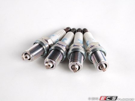 ES#592 - PFR6Q4CYL -  Platinum Spark Plugs - Set Of Four - Factory heat range plugs with platinum cores - NGK - Audi Volkswagen