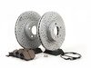ES#3139044 - 342167932471KT4 - Performance Front Brake Service Kit - The perfect package for every driver focused on performance without sacrificing wheel cleanliness - Assembled By ECS - BMW