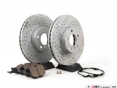 ES#3139044 - 342167932471KT4 - Performance Front Brake Service Kit - The perfect package for every driver focused on performance without sacrificing wheel cleanliness - Assembled By ECS - BMW
