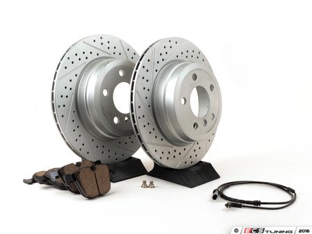 ES#3139045 - 342167932471KT5 - Performance Rear Brake Service Kit - The perfect package for every driver focused on performance without sacrificing wheel cleanliness - Assembled By ECS - BMW