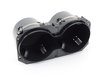 ES#2087927 - 7P68586029B9 - Cup Holder Assembly - Satin Black - Located in the center console an includes rubber insert - Genuine Volkswagen Audi - Volkswagen