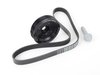ES#2826031 - 62.10.93 - Accessory Belt kit - with power pulley - Includes performance underdrive pulley,shorter drive belt, and securing hardware - Neuspeed - Volkswagen