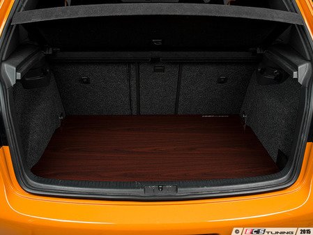 ES#3129594 - 018543ECS01-01 - Wood Trunk Floor - Mahogany - (NO LONGER AVAILABLE) - No more DIY! Add uniqueness to your MK5 GTI/Rabbit/R32 and transform your hatch in seconds with our ready-to-install Wood Trunk Floor! - ECS - 