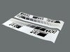 ES#2498905 - 51142220095 - Side Stripes Pair - Black - Foil Decor stripes located on the door and side rear panel - Genuine MINI - MINI