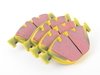 ES#2070887 - DP42029R - YellowStuff Performance Brake Pad Set - EBC's premium sport street pad that offers high friction levels and heat fade resistance - EBC - Porsche