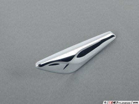 ES#2755453 - 51117338569 - Front Fender Moulding - Left - Chrome trim located on the front left quarter panel. - Genuine BMW - BMW