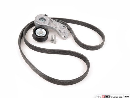 ES#2954110 - 022145933pKT - Accessory Belt Kit - Keep your drive belt tight with a new belt, tensioner, and hardware - Genuine Volkswagen Audi - Volkswagen