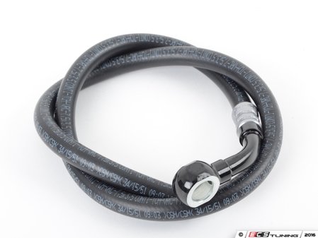 ES#2202582 - 1C0422891C - Power Steering Hose - Hose from Rack to Cooler, one side with banjo fitting the other has a clamp fitting - Genuine Volkswagen Audi - Volkswagen