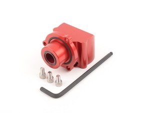 ES#3022063 - PWH1920 - Pwrhaus Diverter Valve Spacer - Anodized red billet aluminum diverter valve spacer - Pwrhaus - Audi Volkswagen