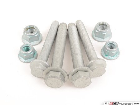 ES#3103500 - 015373ECS01KT - Rear Toe Arm Hardware Installation Kit - Necessary bolts and nuts to be replaced with rear toe arm installation - Genuine Volkswagen Audi - Volkswagen