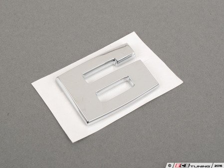 ES#79086 - 51141965978 - 6 Emblem - Replacement trunklid emblem - Genuine BMW - BMW