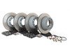 ES#2597896 - 95135104102OEKT1 - Front & Rear Brake Service Kit - Featuring Sebro rotors and Mintex brake pads - Assembled By ECS - Porsche