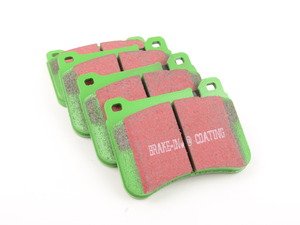 ES#519870 - DP21590 - Front GreenStuff Performance Brake Pad Set - Designed as a mildly upgraded pad, great for an afternoon of sporty driving. - EBC - Mercedes Benz