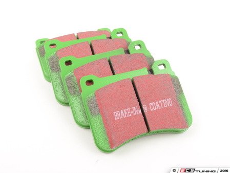 ES#519870 - DP21590 - Front GreenStuff Performance Brake Pad Set - Designed as a mildly upgraded pad, great for an afternoon of sporty driving. - EBC - Mercedes Benz