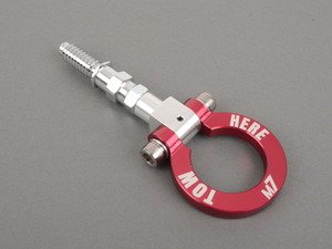 ES#3088942 - 5356-1M7301 - M7 Tow Hook-Billet Aluminum - (NO LONGER AVAILABLE) - A beautiful billet aluminum red anodized tow hook. NLA please see ECS tow hooks for options - M7 Speed - 