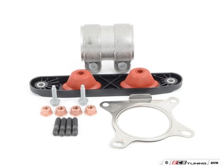 ES#2594031 - N0445203KT2 - Catalytic Converter / Downpipe Installation Kit - Includes the necessary parts and hardware for installation - Genuine Volkswagen Audi - Audi