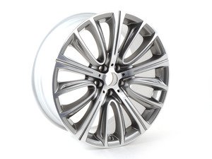 ES#2954360 - 36116863110 - 20" V-Spoke Style 628 Ferric Grey Wheel - Priced Each - 20x8.5" ET25 66.5mm CB, does not include center cap - Genuine BMW - BMW
