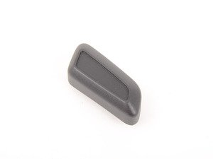 ES#452516 - 8K09598164PK - Front Power Seat Control Knob - Sabre (Black) - Right - Front position knob that controls lower seat longitudinal (front-to-back) adjustment - Genuine Volkswagen Audi - Audi