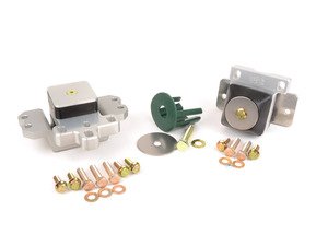 ES#3021986 - EBFISTG1MK56CYFA - BFI Stage 1 Mount Kit - Fully Assembled - Billet engine and transmission mounts with 70A durometer dogbone insert - Black Forest Industries - Volkswagen