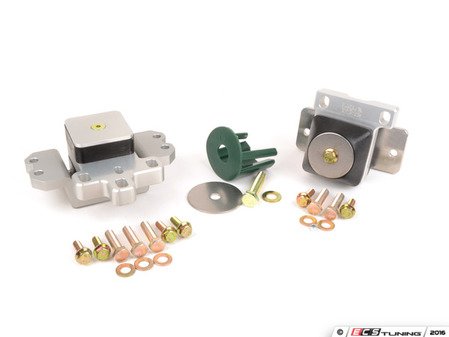 ES#3021986 - EBFISTG1MK56CYFA - BFI Stage 1 Mount Kit - Fully Assembled - Billet engine and transmission mounts with 70A durometer dogbone insert - Black Forest Industries - Volkswagen