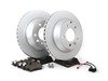 ES#2986565 - 7L6698302KKT5 - Rear Brake Service Kit - Featuring Zimmermann rotors and ECS DD23 Daily Driver ceramic pads - Assembled By ECS - Audi
