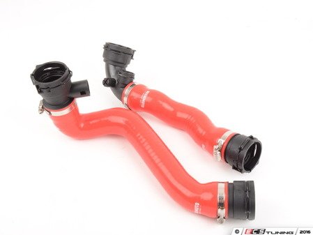 ES#3047778 - MMHOSEE46NONMRD - Silicone Radiator Hose Kit - Red - Includes pre-attached OE quick-disconnect fittings and new O-rings - Mishimoto - BMW