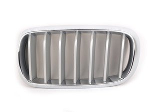 ES#2714837 - 51117303107 - F15 Front grille - left - Chrome outer with matte titian slats - Genuine BMW - BMW