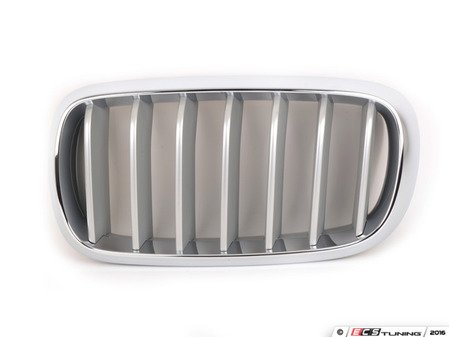 ES#2714837 - 51117303107 - F15 Front grille - left - Chrome outer with matte titian slats - Genuine BMW - BMW