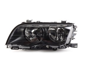 ES#253251 - 63126906495 - E46 Halogen Headlight Assembly - Left - Complete headlight assembly for models that originally came with ZKW brand headlights - ZKW - BMW