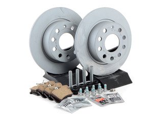 ES#2966570 - 5C0615601KT3 - Rear Brake Service Kit (253x10) - Everything you need to service your brakes in an afternoon - Assembled By ECS - Volkswagen