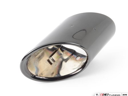 ES#2596014 - 18307534962 - Exhaust Tip - Black Chrome - Clamp-on exhaust tip. - Genuine BMW - BMW