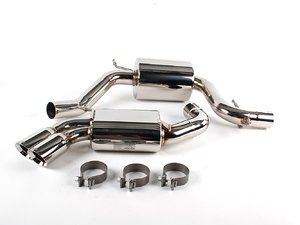 ES#252725 - cb100029 - Stealth 3" Cat-Back Exhaust - (NO LONGER AVAILABLE) - Fully polished 3" system with with dual slash cut tips - APR - 