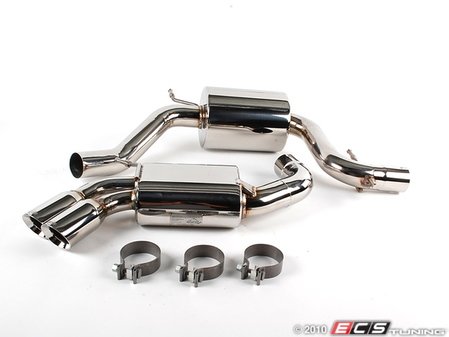 ES#252725 - cb100029 - Stealth 3" Cat-Back Exhaust - (NO LONGER AVAILABLE) - Fully polished 3" system with with dual slash cut tips - APR - 