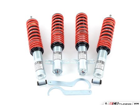 ES#250630 - 50819-1 - Ultra Low Coilover Kit - Ultra Low for the extreme enthusiasts. Average lowering of 2.7"-4.2"F 2.7"-4.2"R - H&R - Volkswagen