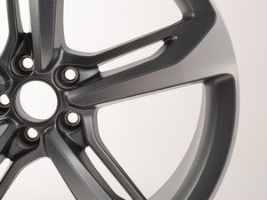 ES#2684059 - 4G8601025AM - 21" RS7 5-Spoke Wheel - Priced Each - 21"x9" ET35 5x112 Gunmetal/Silver - Genuine Volkswagen Audi - Audi