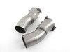 ES#3056179 - 845153 - MERCEDES W211 E 55 AMG V8 (Sedan + S.W.) '02 -> '06 Connecting pipes kit Right - Left for OEM centre exhaust ( 70mm) - Supersprint - 