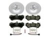 ES#3145502 - ESK4554 - Power Stop Euro-Stop Premium Front Brake Kit (330mm) - An authentic OE-specification front axle braking solution featuring European-sourced pads, high-carbon smooth Geomet coated rotors, strict ECE-R90 certification, and premium electronic wear sensors. - Power Stop - Volkswagen Porsche